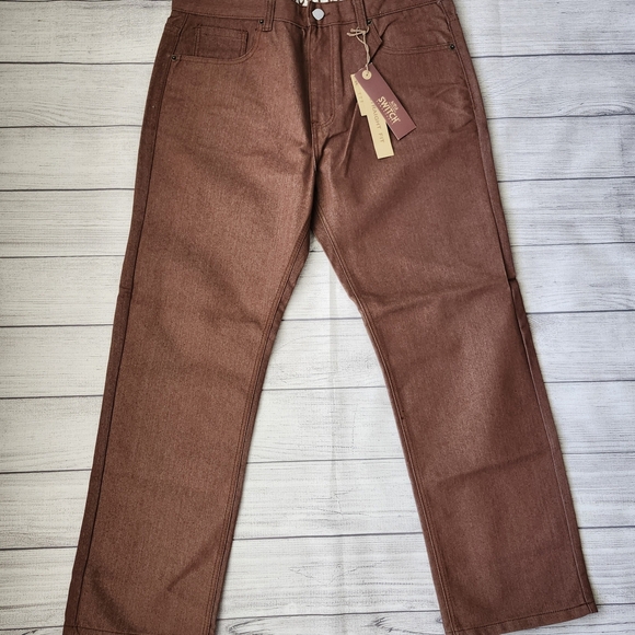 Switch Remarkable Other - Men's Straight Fit Brown Denim Pants